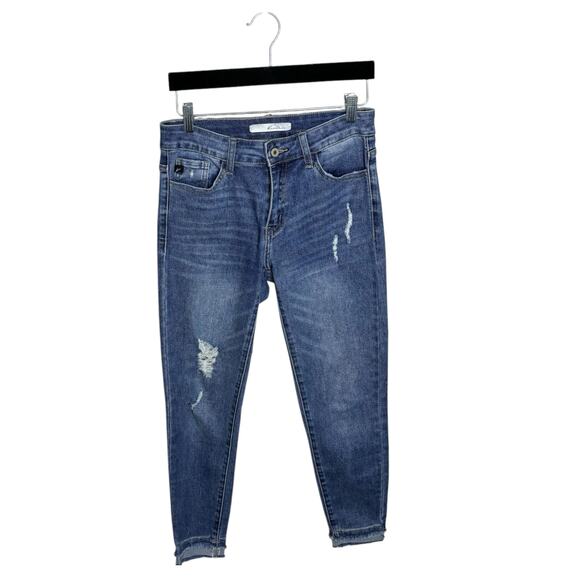 KanCan Loveland Mid Rise Fray Hem Skinny Style kc6241m Women's Size 7/27 - Picture 1 of 10